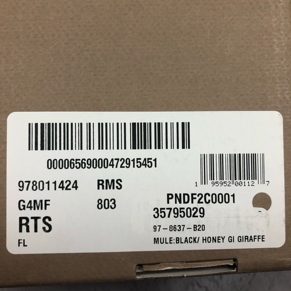 NWT Jenni Kayne Genuine Calf Hair Mule in Black Honey Giraffe Size 6 avail - Picture 12 of 14